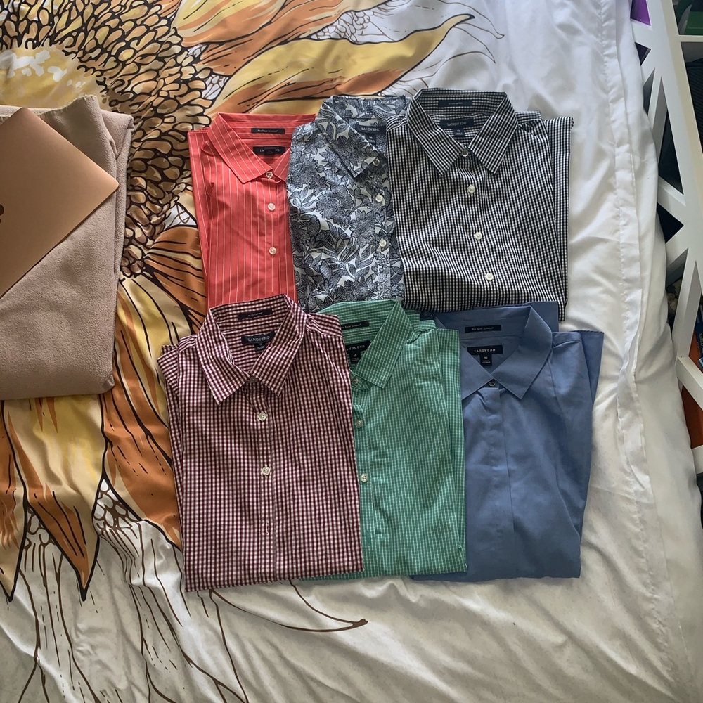 Lands’ end no iron shirts (NOT A BUNDLE)